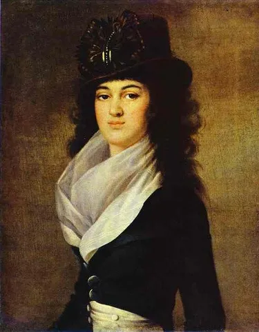 Portrait of Anna Lopukhina, by Jean-Louis Voille, oil, 1805