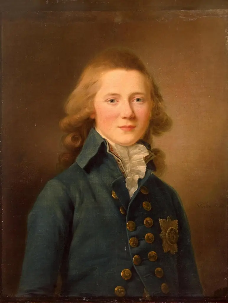 Portrait of Grand Duke Alexander Pavlovich, by Jean-Louis Voille