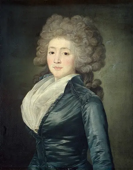 Portrait of Olga Zherebtsova, by Jean-Louis Voille