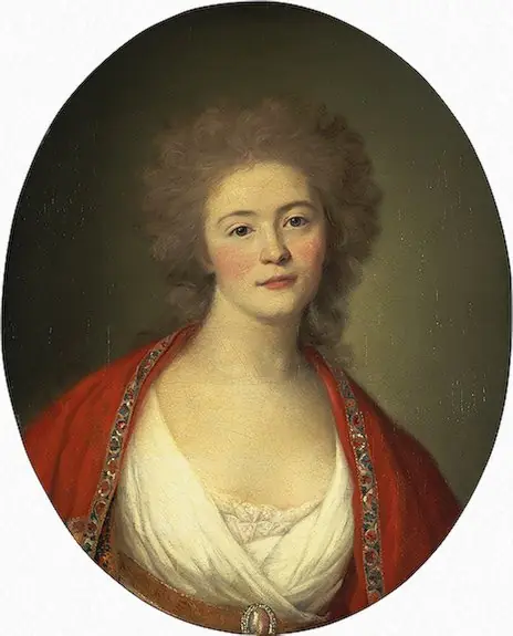 Portrait of Princess Tatyana Yusupova, by Jean-Louis Voille