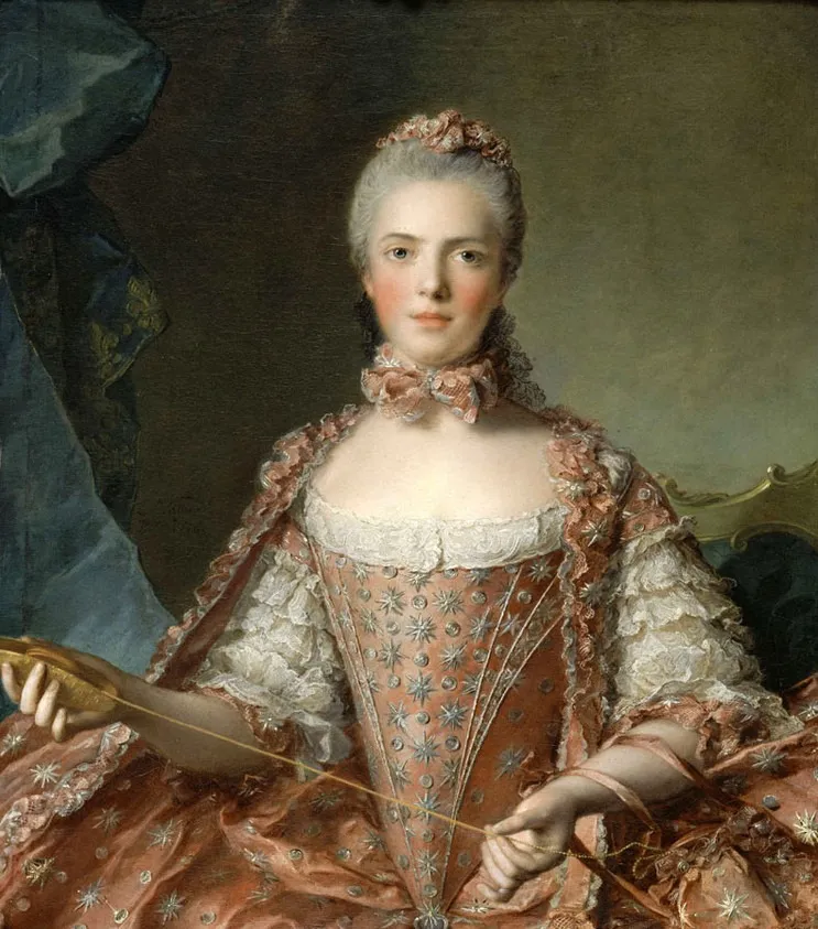 Adélaïde of France Tying Knots, by Jean-Marc Nattier, oil, 1756
