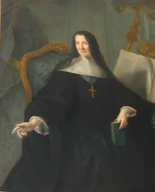 Anne de Clermont-Chaste de Gessans (?-1789), last abbess of Chelles Abbey, by Jean-Marc Nattier