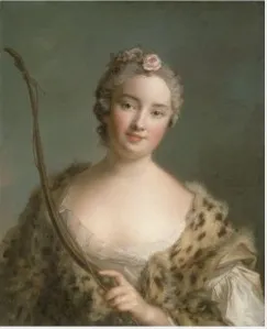 Charlotta Fredrika Sparre (1719-1795), later Countess Fersen, by Jean-Marc Nattier, oil, 1741