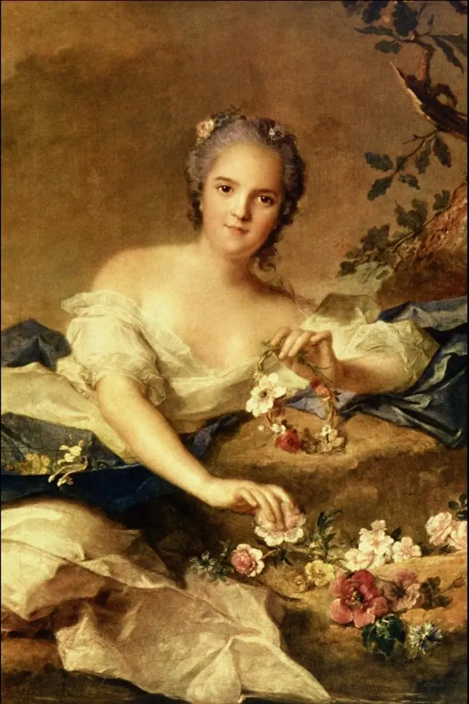 Henriette of France as Flora