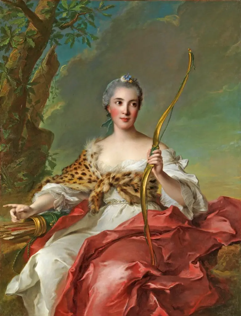 Madame Bergeret de Frouville as Diana