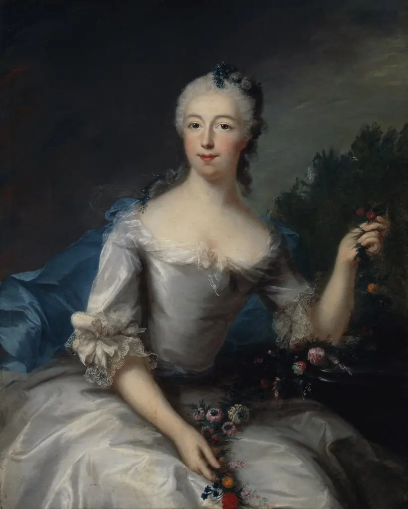 Maria Clara Philippina von Ingelheim, by Jean-Marc Nattier