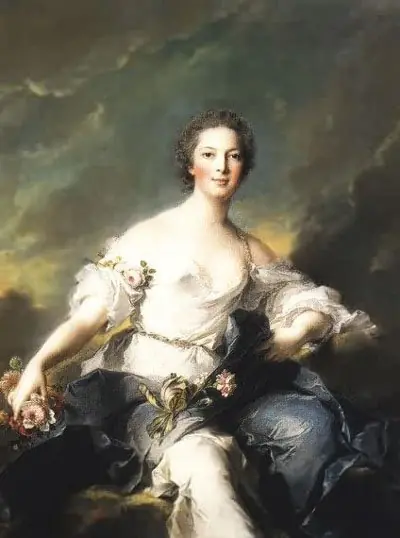 Marquioness of Baglion as Flora, by Jean-Marc Nattier