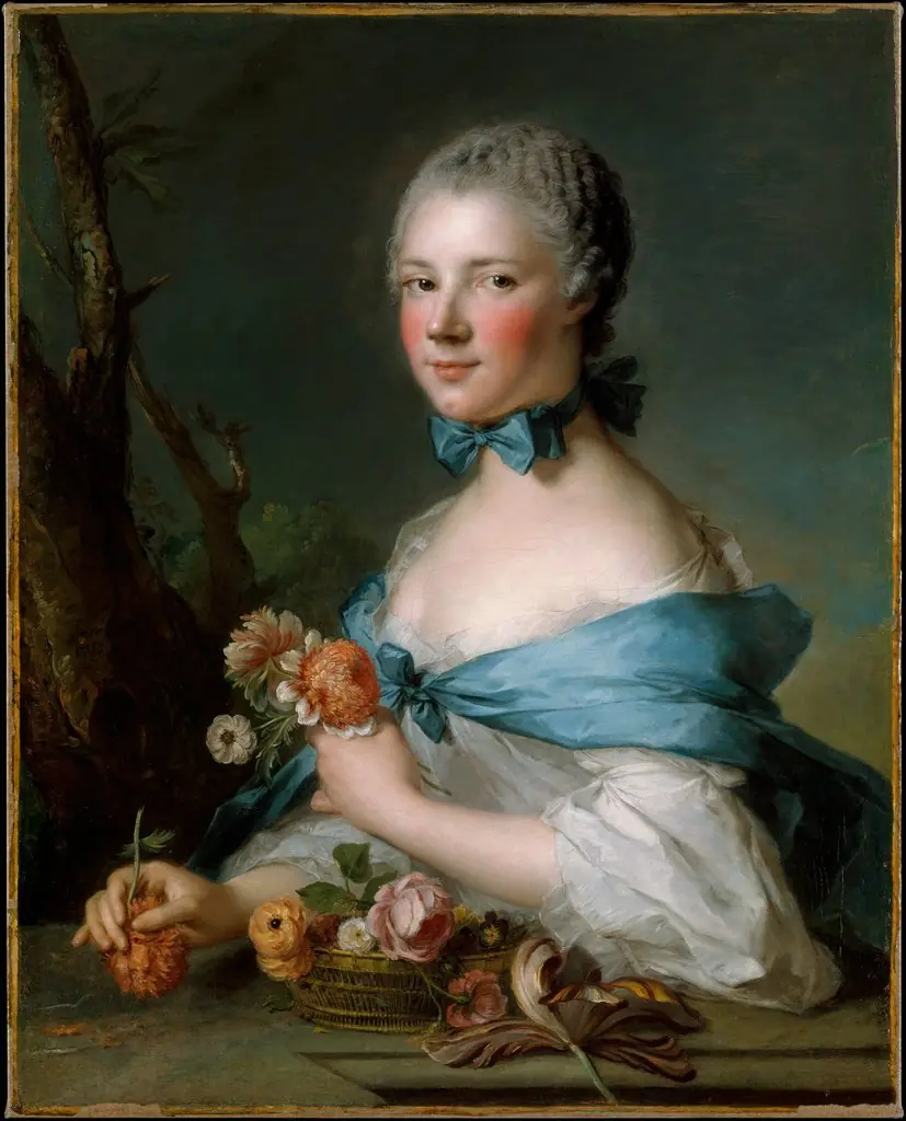 Portrait of a Woman, Called the Marquise Perrin de Cypierre, by Jean-Marc Nattier