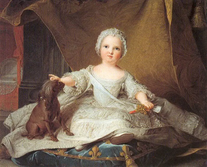 Portrait of Marie Zéphyrine of France, by Jean-Marc Nattier