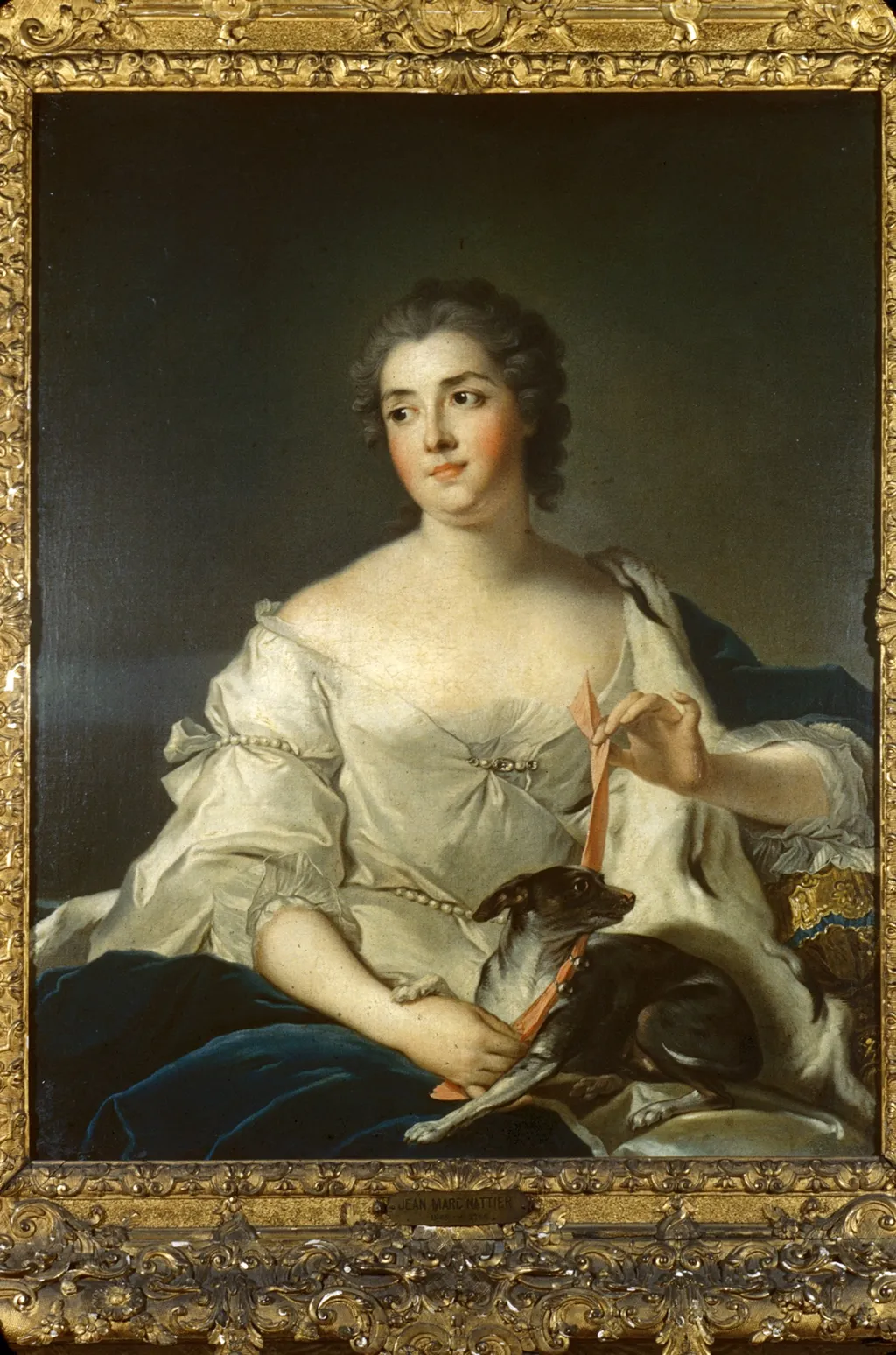 Portrait Of Marquise D'Argenson, by Jean-Marc Nattier, oil, 1750