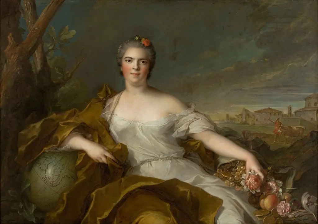 Princess Louise-Élisabeth of France - The Earth, by Jean-Marc Nattier