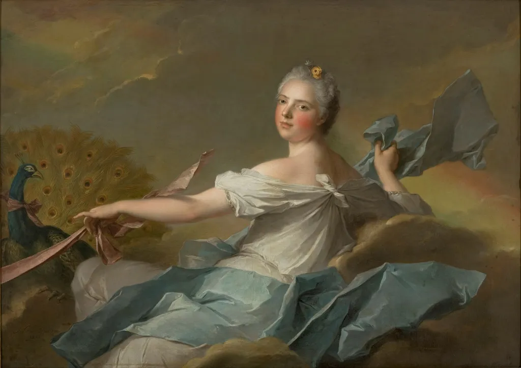 Princess Marie Adélaïde of France - The Air, by Jean-Marc Nattier, oil, 1751
