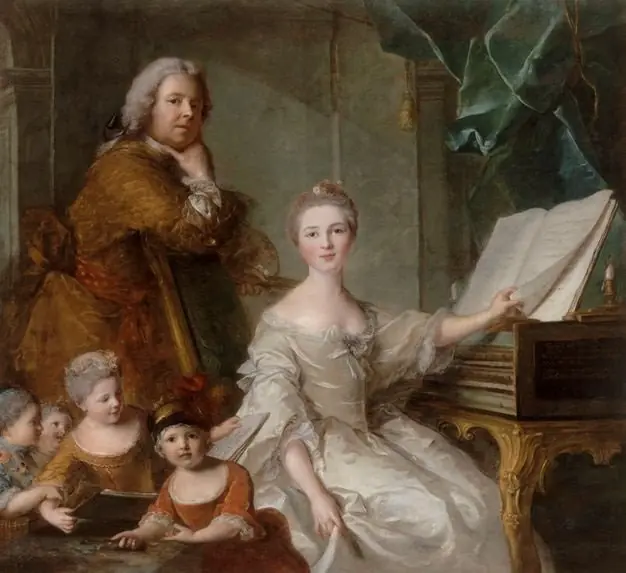 Self-Portrait with His Family, by Jean-Marc Nattier