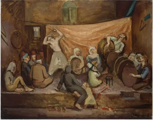 A Cabaret Scene in Damascus, by Jean Marchand