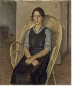 Girl in a Basket Chair, by Jean Marchand