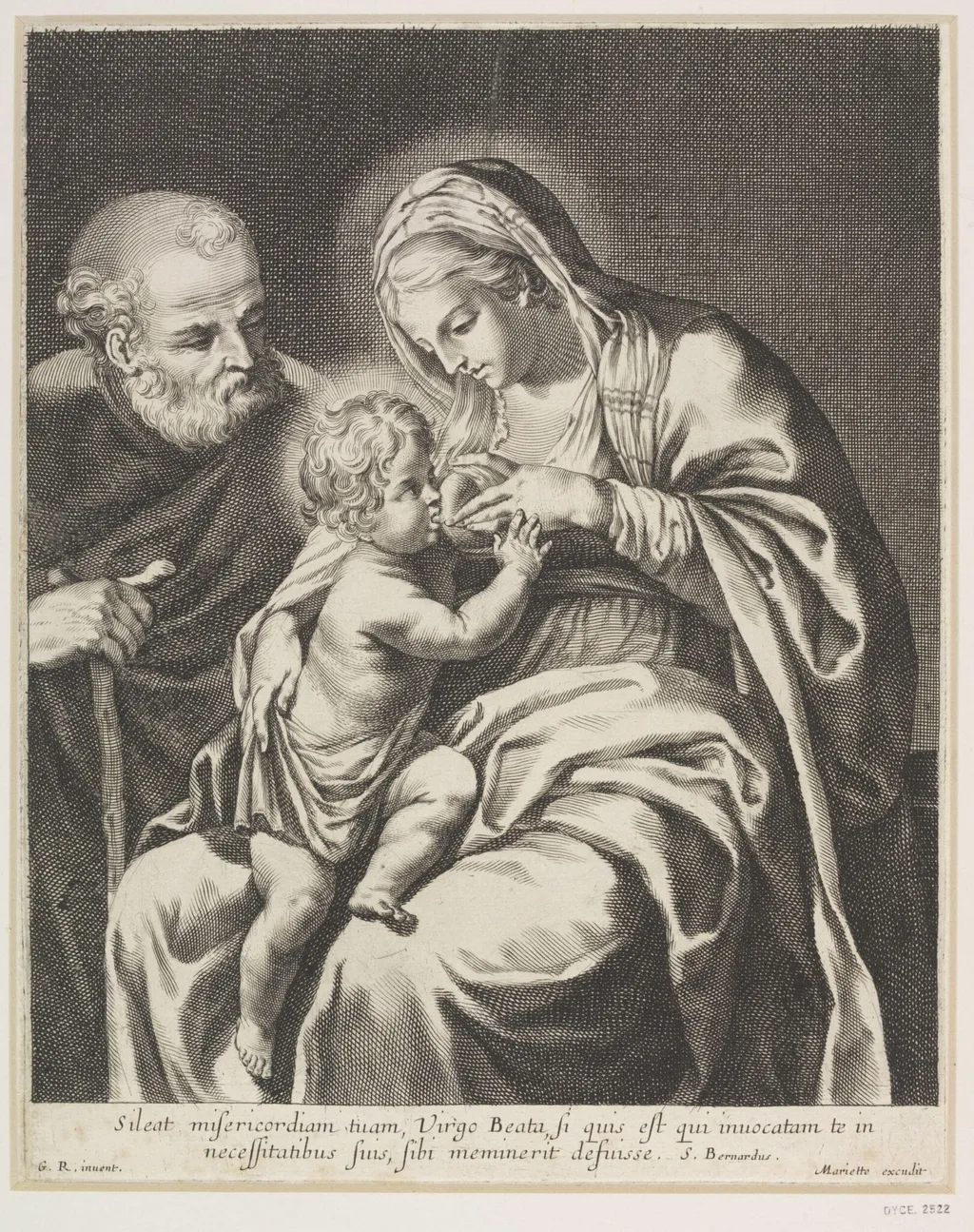 The Virgin and Infant Jesus, by Jean Mariette, 1750