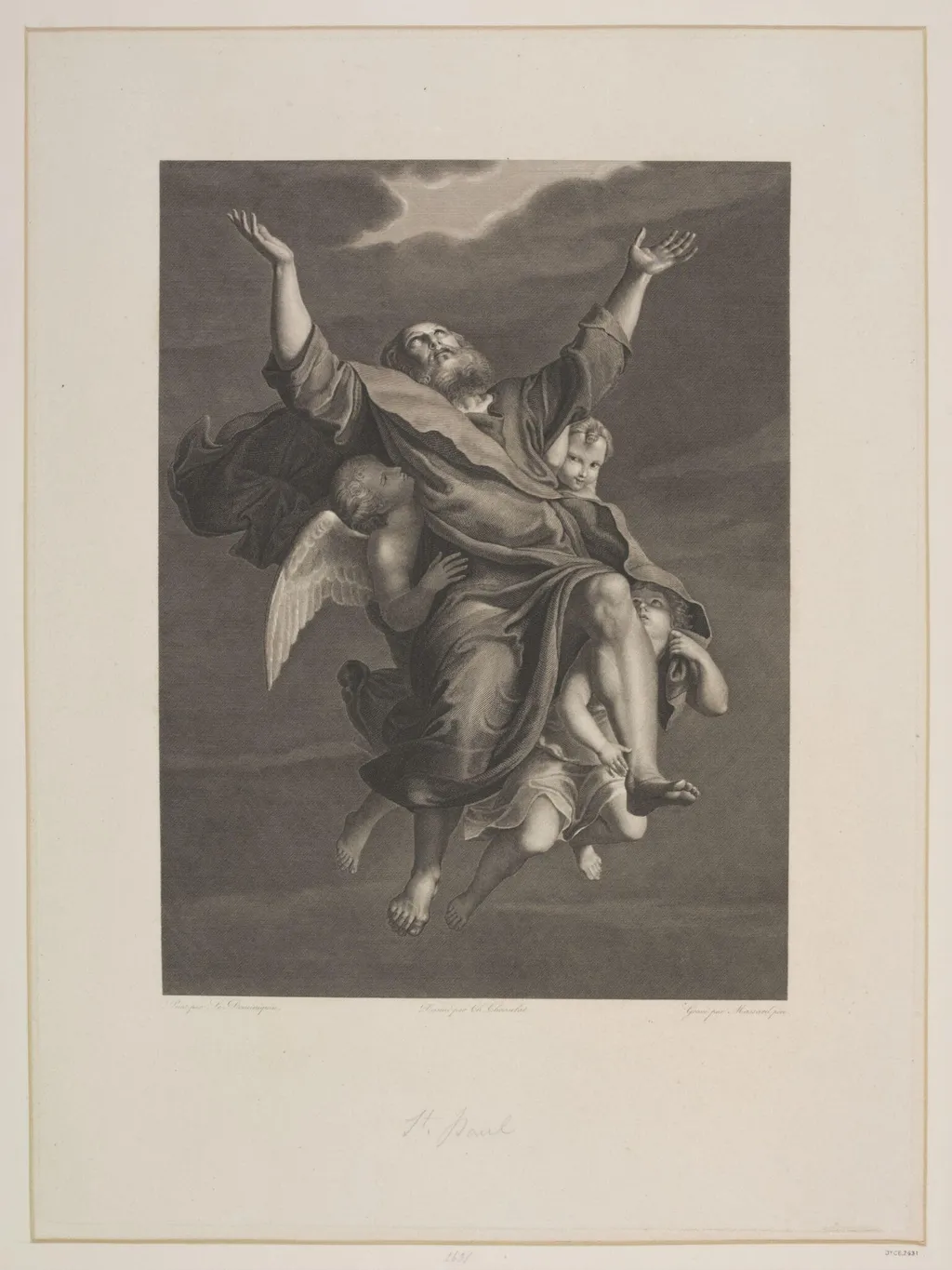 Ascension of St. Paul, by Jean Massard, 1850