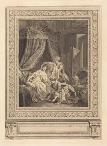 Le lever, by Jean Massard