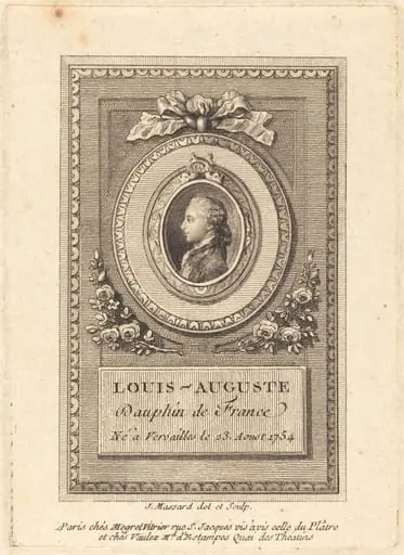 Louis-Auguste, Dauphin of France, by Jean Massard