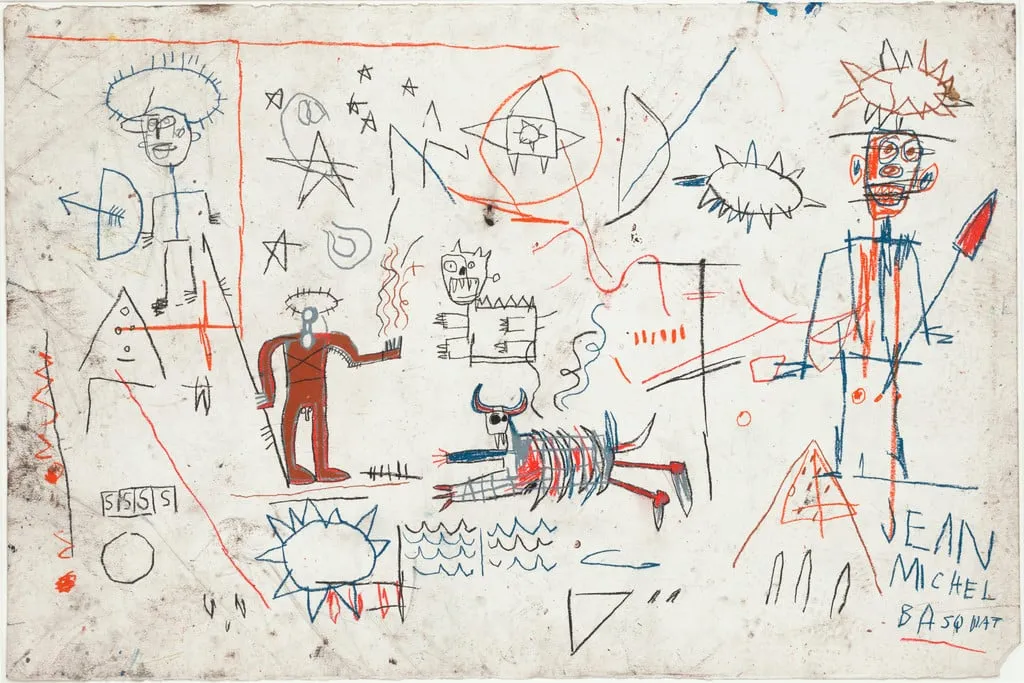 Untitled, by Jean-Michel Basquiat, oil, 1981