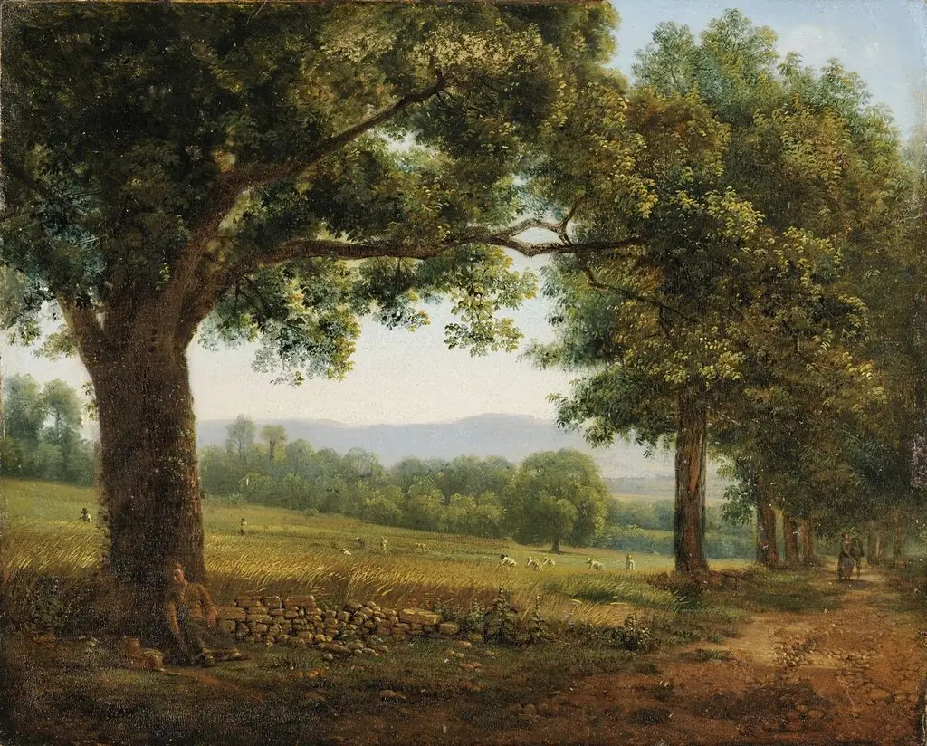 Vue aux environs de Lyon, by Jean-Michel Grobon