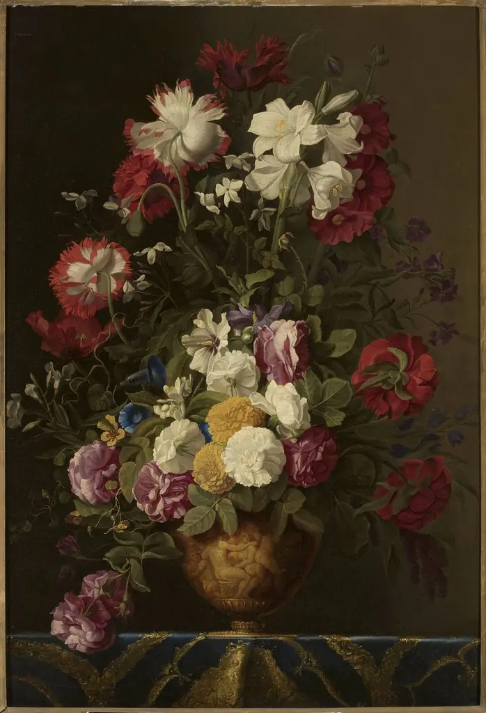 Flowers in a vase, by Jean-Michel Picart