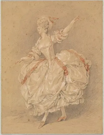 A Dancer, by Jean-Michel the Younger Moreau