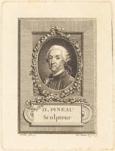 D. Pineau, Sculpteur, by Jean-Michel the Younger Moreau