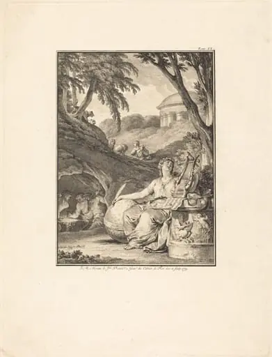 Frontispiece: Dictionnaire de musique, by Jean-Michel the Younger Moreau