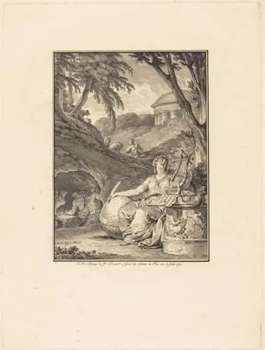 Frontispiece: Dictionnaire de musique, by Jean-Michel the Younger Moreau