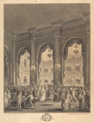 Le bal masqué, by Jean-Michel the Younger Moreau