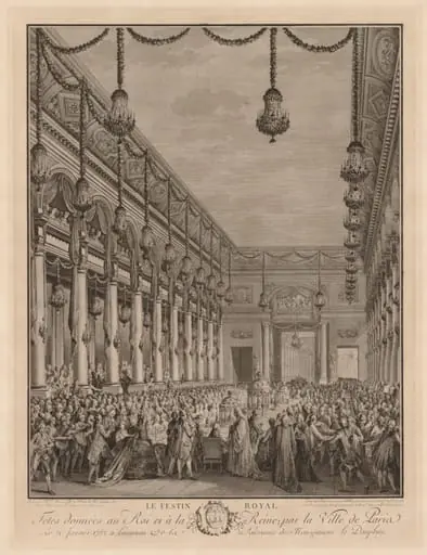 The Royal Banquet, by Jean-Michel the Younger Moreau