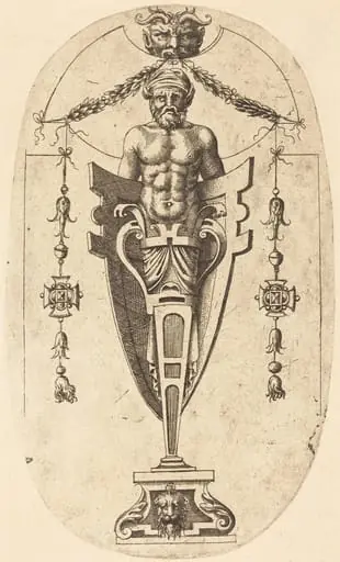 Man in a Niche, by Jean Mignon