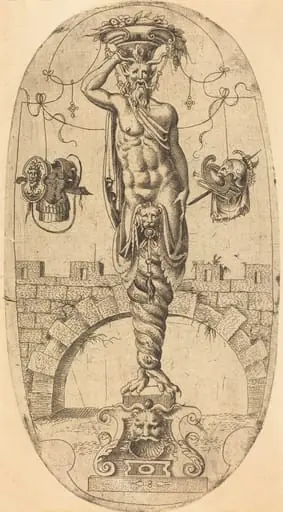 Satyr with Twisted Legs, by Jean Mignon