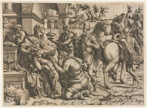 The Adoration of the Magi, by Jean Mignon
