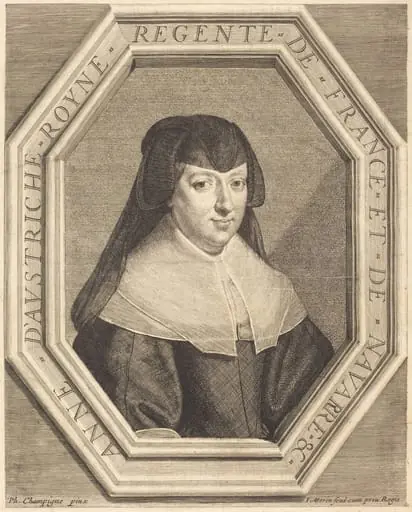 Anne of Austria, by Jean Morin