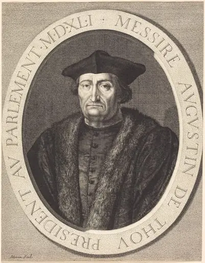 Augustin de Thou, by Jean Morin