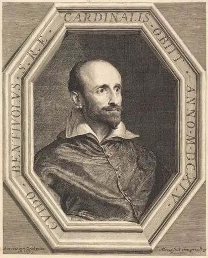 Cardinal Guido Bentivoglio, by Jean Morin
