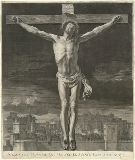 Christ Dying on the Cross, by Jean Morin