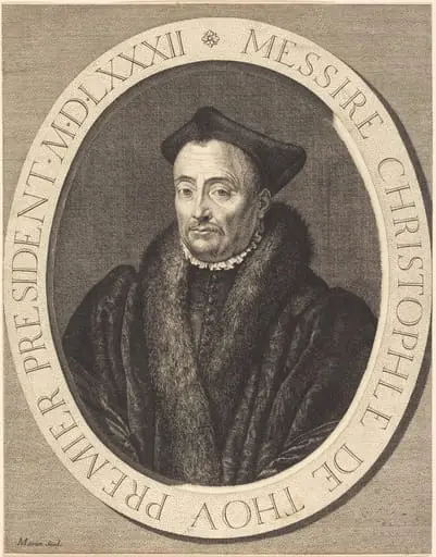 Christophe de Thou, by Jean Morin