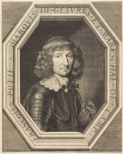 Francois Potier, marquis de Gevres, by Jean Morin