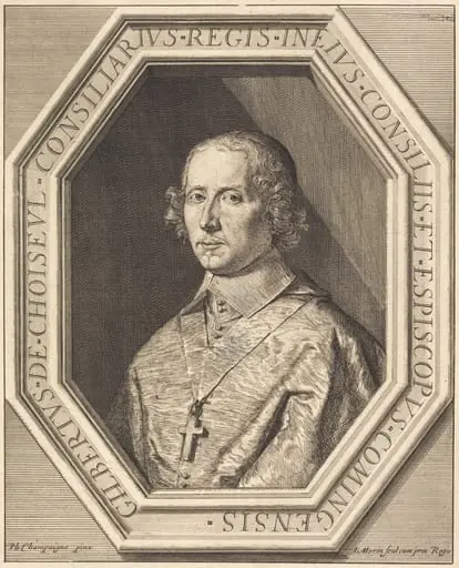 Gilbert de Choiseul du Plessis Praslin, by Jean Morin
