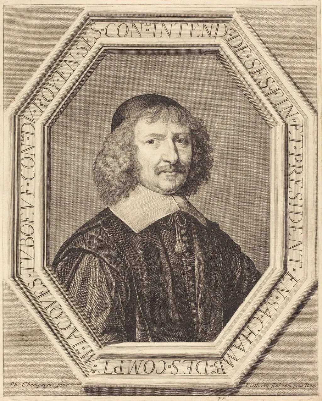 Jacques Tuboeuf, by Jean Morin, ink, 1625