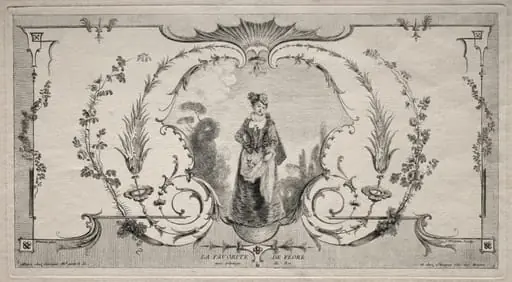 The Favorite of Flora, Arabesque, by Jean Moyreau