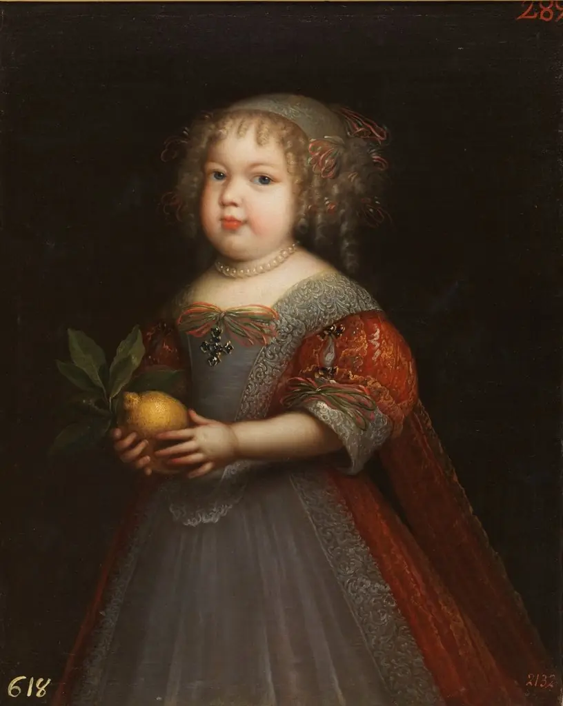Portrait of Princess Marie Thérèse of France (1667–1672), by Jean Nocret