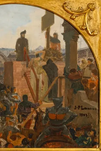 Jeanne d'Arc (studiu pentru tripticul de la Tours), by Jean-Paul Laurens