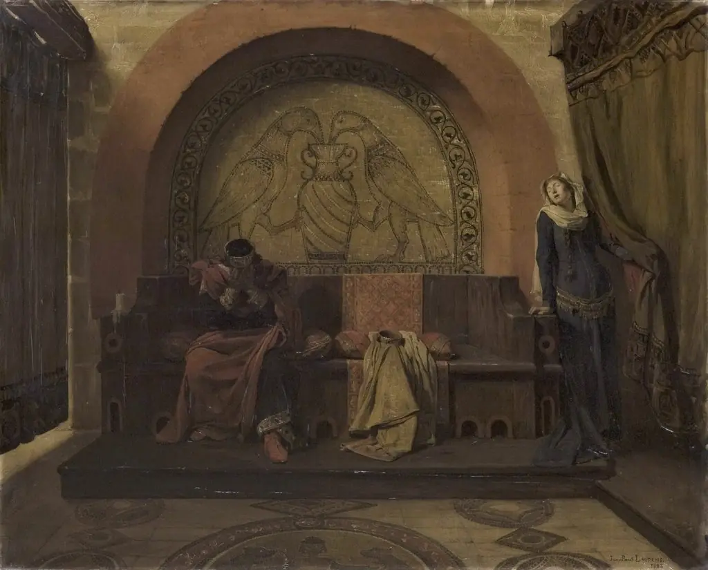 The Parting of King Robert and Bertha, by Jean-Paul Laurens