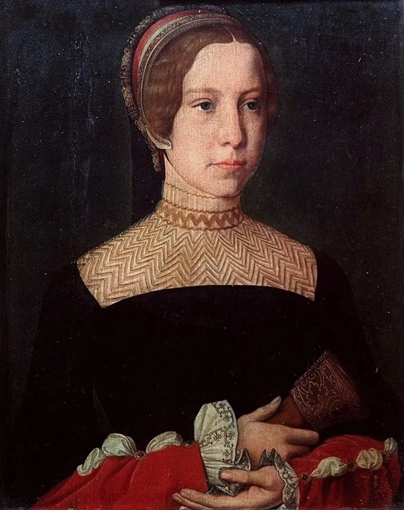 Ritratto di donna (Madeleine de la Tour d'Auvergne ?), by Jean Perréal