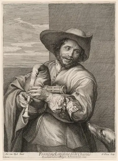 François Langlois, by Jean Pesne