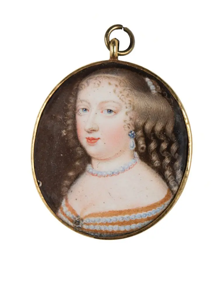 Hedvig Sofia, Landgravine of Hessen-Cassel, by Jean Petitot